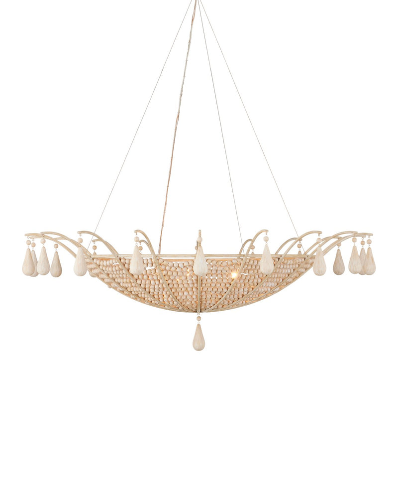 Currey and Company 9000-1144 Five Light Chandelier, Sandstone