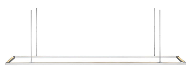 Visual Comfort Modern 700LSSTG84PSS-LED927-277 LED Linear Suspension, Polished Stainless Steel