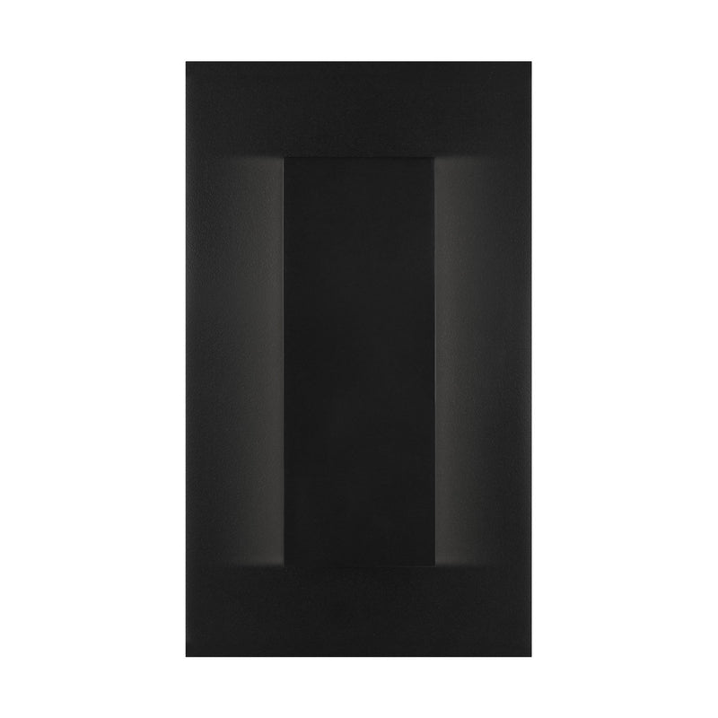Visual Comfort Modern 700OWASP9308DBUNVSLFSP LED Outdoor Wall Mount, Black