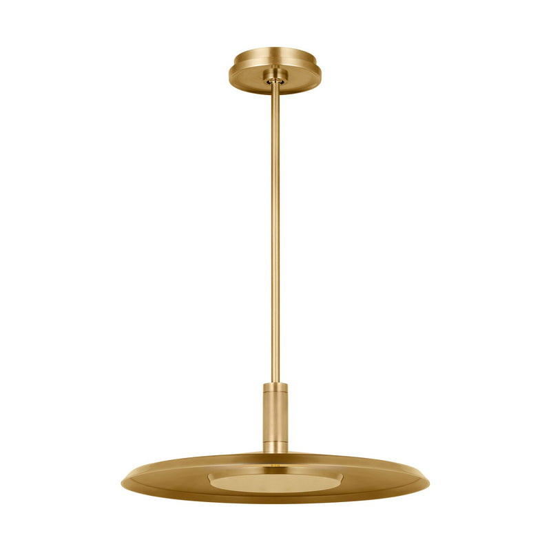 Visual Comfort Modern AKPD17027NB LED Pendant, Natural Brass