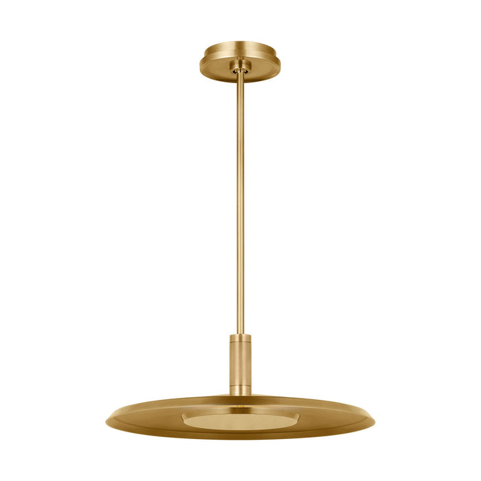 Visual Comfort Modern AKPD17027NB LED Pendant, Natural Brass