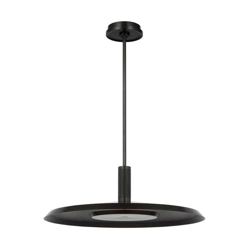 Visual Comfort Modern AKPD17127BZ LED Pendant, Dark Bronze