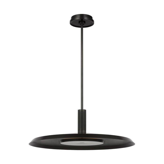 Visual Comfort Modern AKPD17127BZ LED Pendant, Dark Bronze