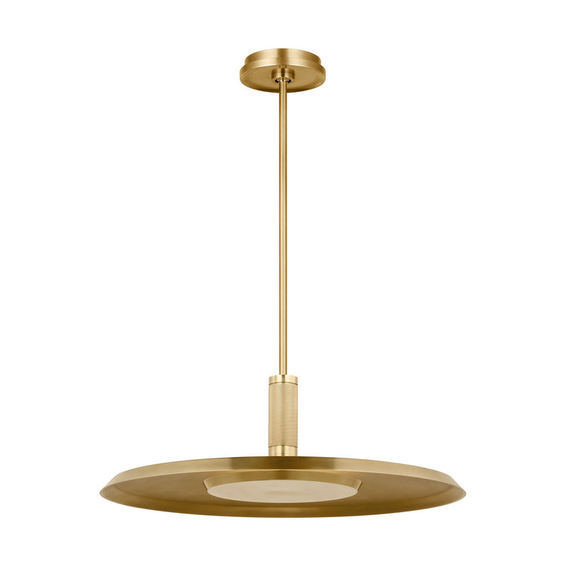 Visual Comfort Modern AKPD17127NB LED Pendant, Natural Brass