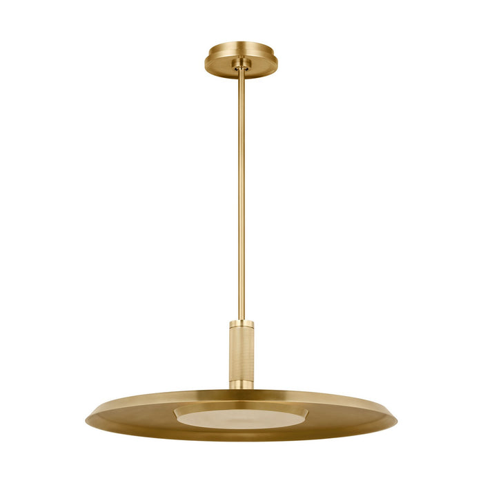 Visual Comfort Modern AKPD17127NB LED Pendant, Natural Brass