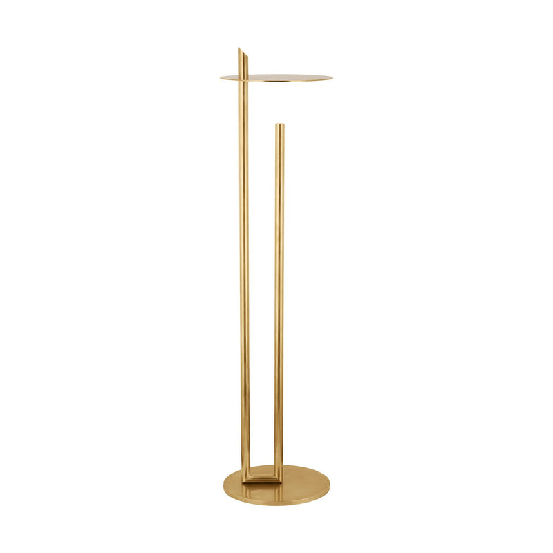 Visual Comfort Modern KWFL21927NB LED Floor Lamp, Natural Brass