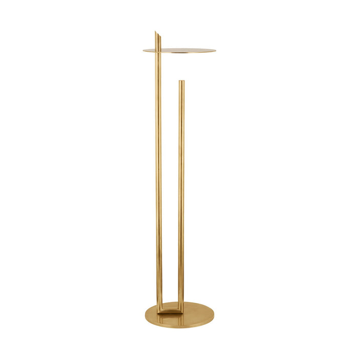 Visual Comfort Modern KWFL21927NB LED Floor Lamp, Natural Brass
