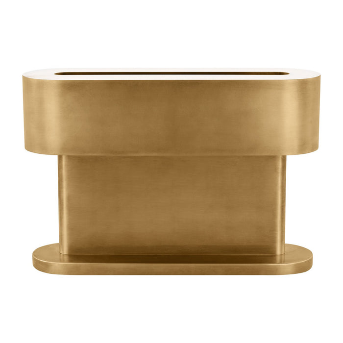 Visual Comfort Modern KWTB32727NB LED Table Lamp, Natural Brass