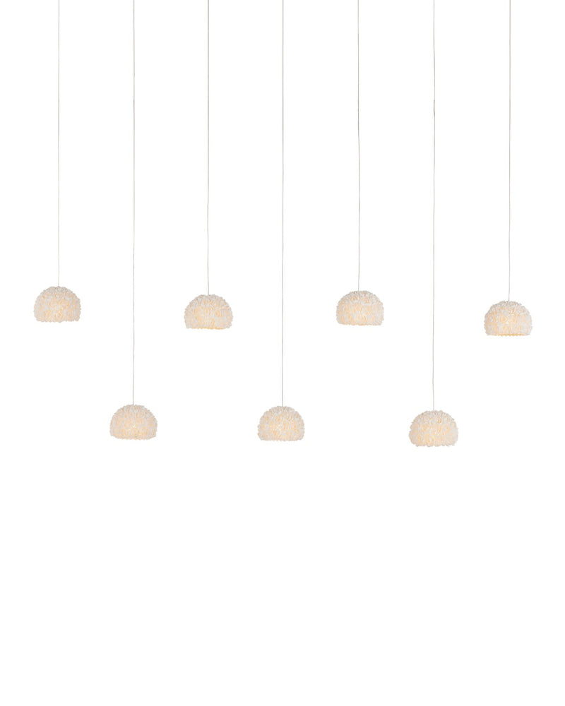 Currey and Company 9000-1184 Seven Light Pendant, Natural
