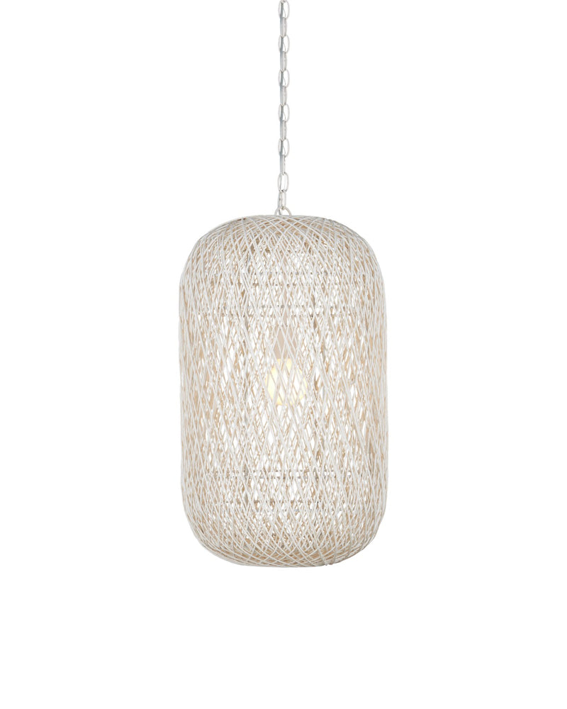 Currey and Company 9000-1211 One Light Pendant, Cream/Vanilla