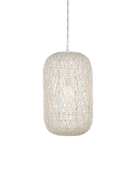 Currey and Company 9000-1211 One Light Pendant, Cream/Vanilla