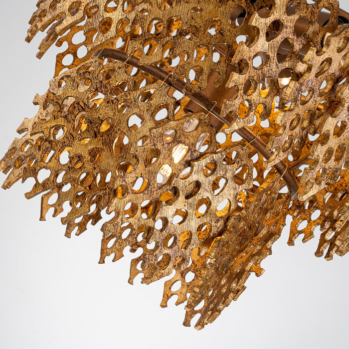 Lucas + McKearn PD9710G-4 Four Light Pendant, Gold