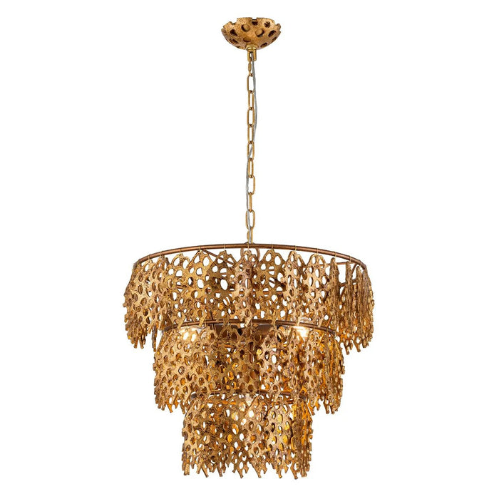 Lucas + McKearn PD9710G-4 Four Light Pendant, Gold