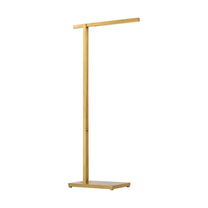 Visual Comfort Modern MDFL29727NB LED Floor Lamp, Natural Brass