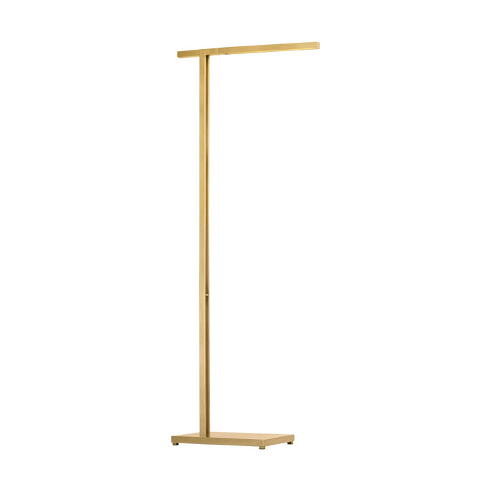 Visual Comfort Modern MDFL29827NB LED Floor Lamp, Natural Brass