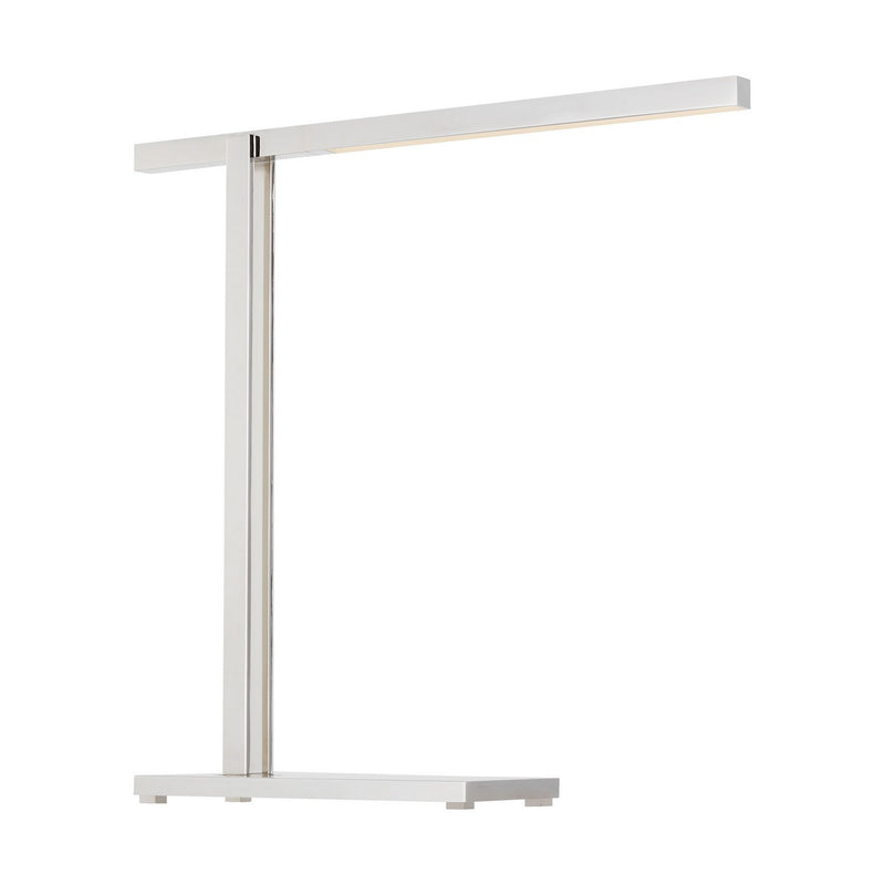 Visual Comfort Modern MDTB29627N LED Table Lamp, Polished Nickel