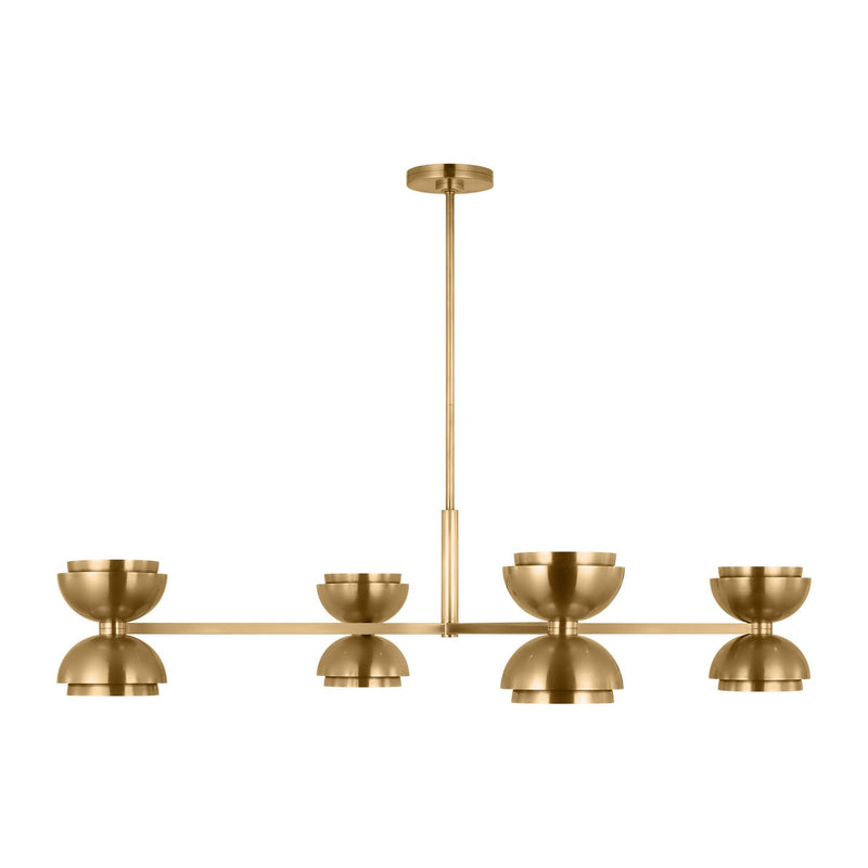 Visual Comfort Modern SLCH13727NB LED Chandelier, Dark Bronze
