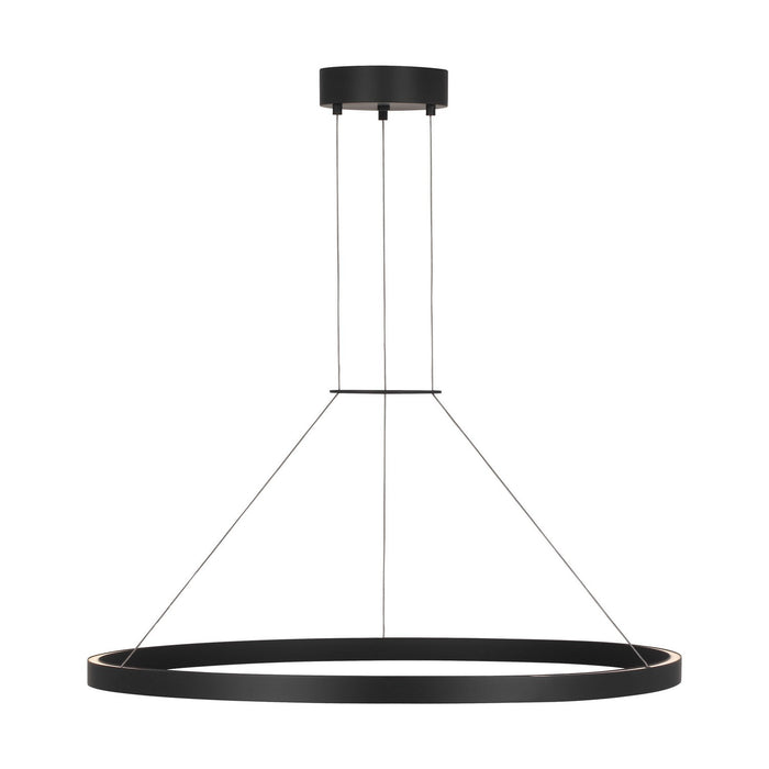 Visual Comfort Modern SLCH14930B LED Chandelier, Matte Black