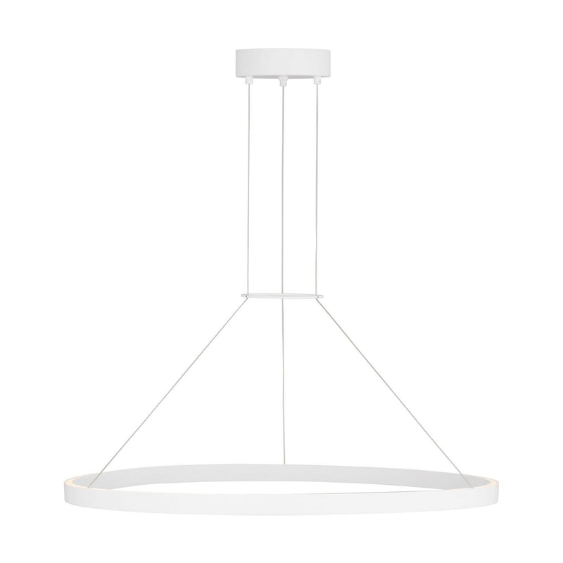 Visual Comfort Modern SLCH14930W LED Chandelier, Matte White
