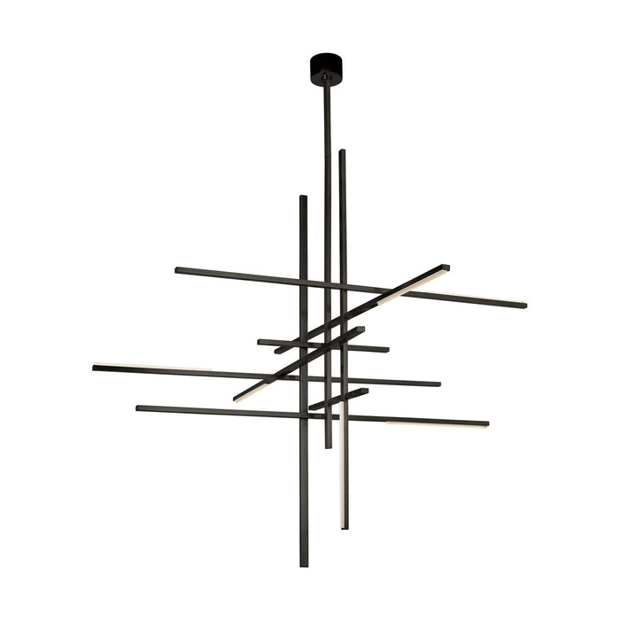 Visual Comfort Modern SLCH40427BZ LED Chandelier, Dark Bronze