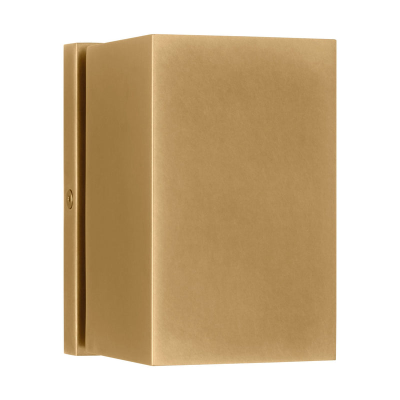 Visual Comfort Modern SLOWS29227NB LED Outdoor Wall Mount, Natural Brass