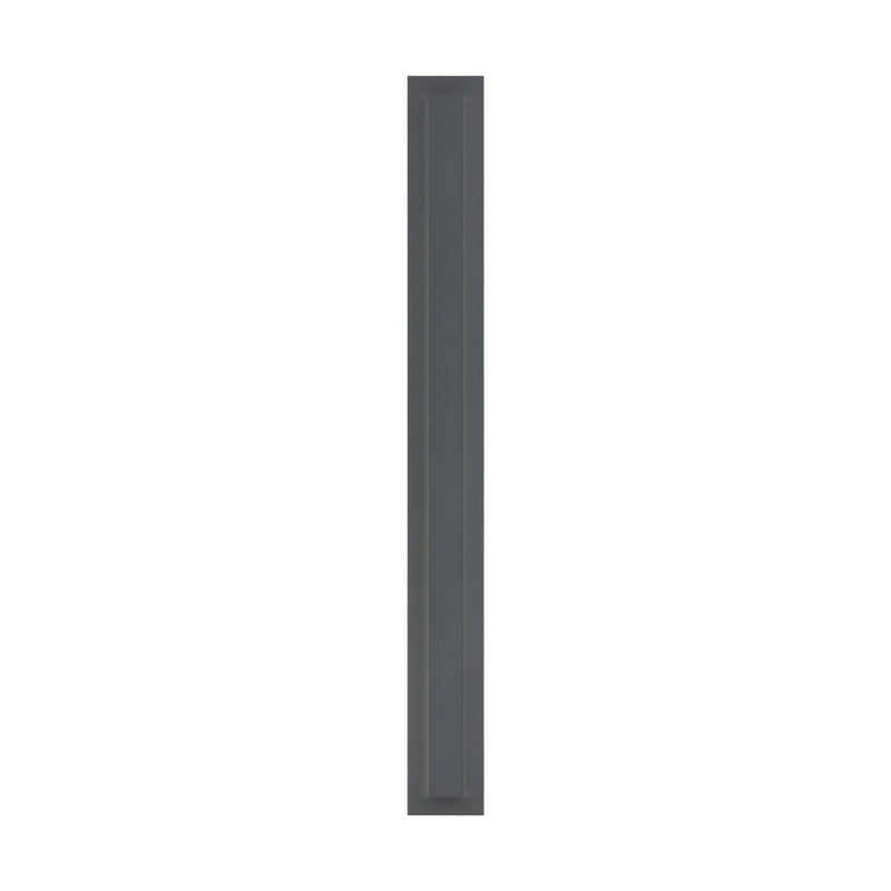 Visual Comfort Modern SLOWS30130H LED Outdoor Wall Mount, Charcoal