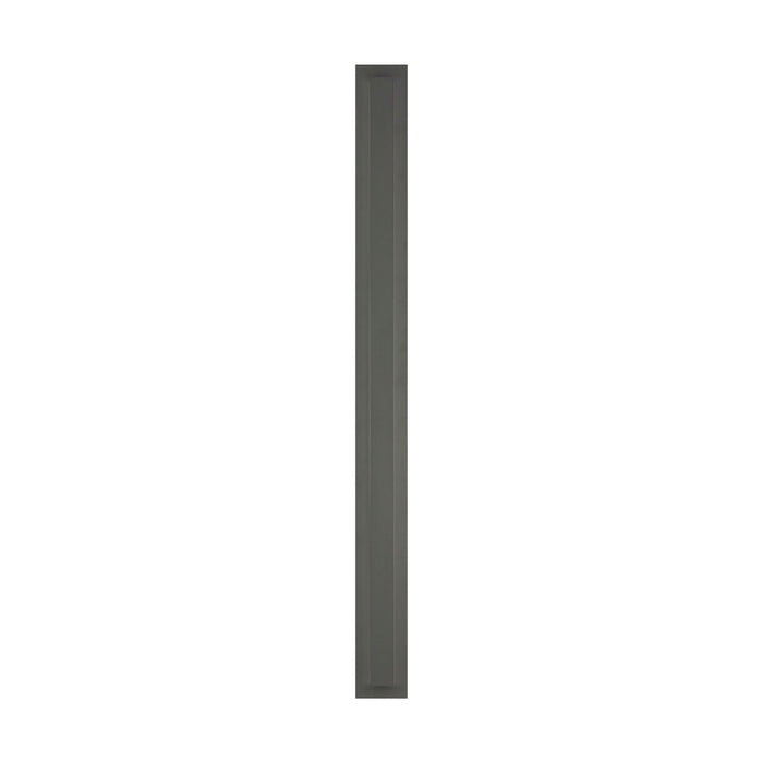 Visual Comfort Modern SLOWS30230H LED Outdoor Wall Mount, Charcoal