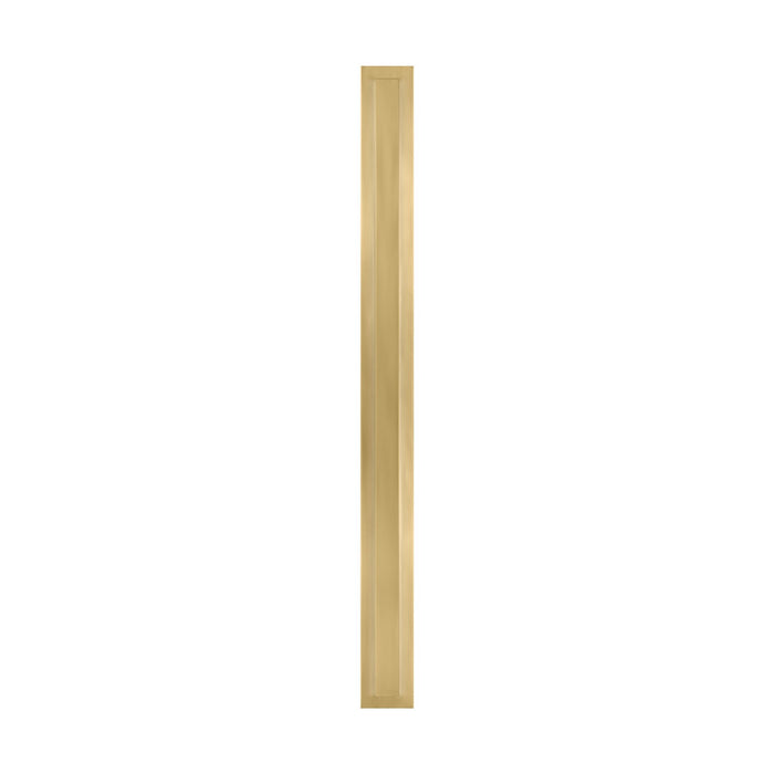 Visual Comfort Modern SLOWS30230NB LED Outdoor Wall Mount, Natural Brass