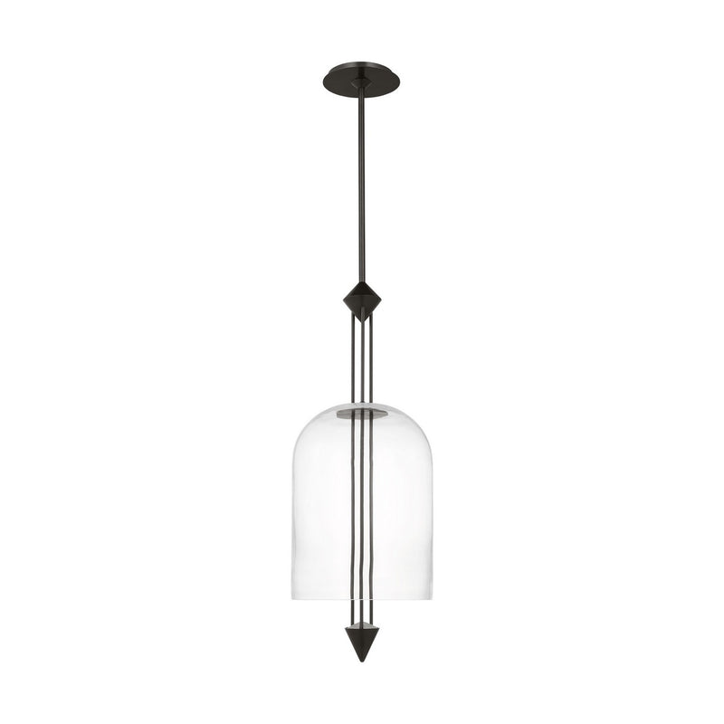 Visual Comfort Modern SLPD31527CBZ LED Pendant, Dark Bronze