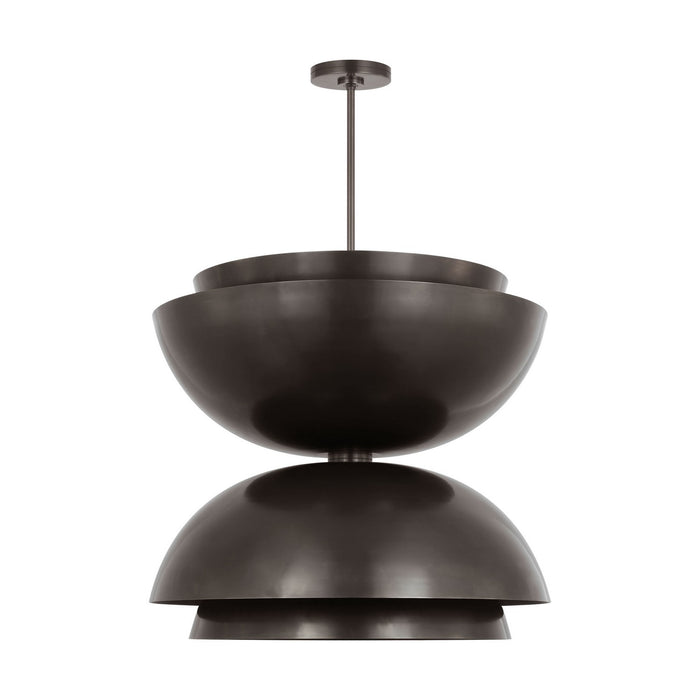 Visual Comfort Modern SLPD32027BZ LED Pendant, Dark Bronze