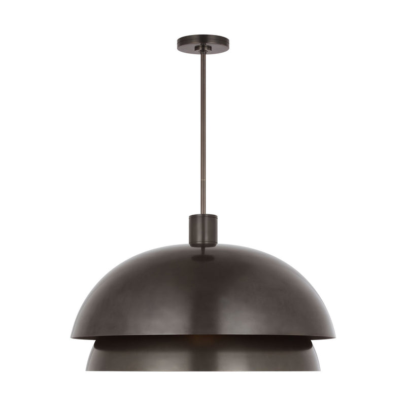 Visual Comfort Modern SLPD32127BZ LED Pendant, Dark Bronze