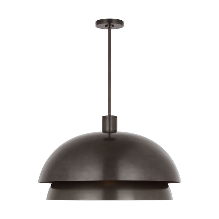 Visual Comfort Modern SLPD32127BZ LED Pendant, Dark Bronze