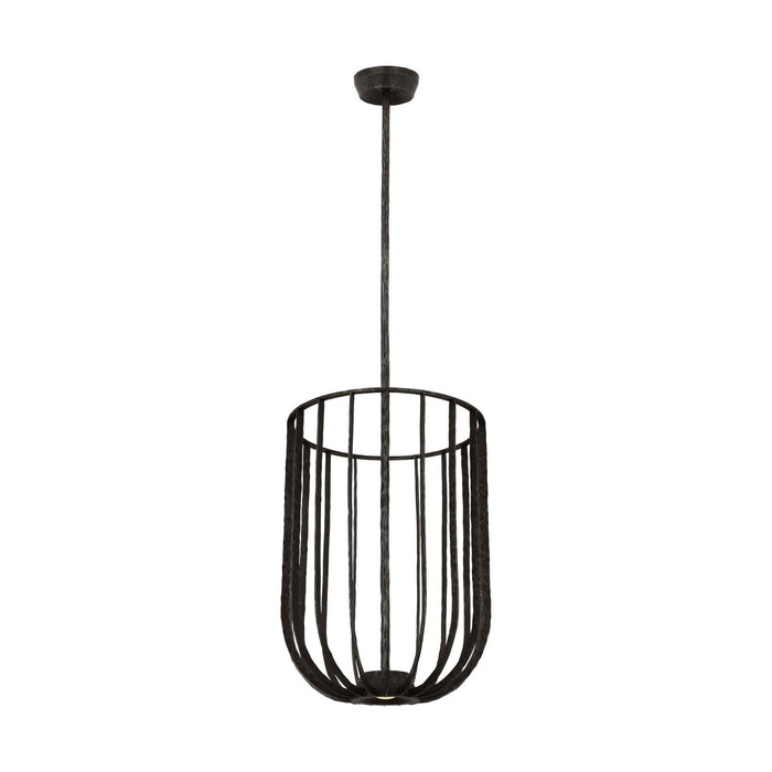 Visual Comfort Modern SLPD33227AI LED Pendant, Aged Iron
