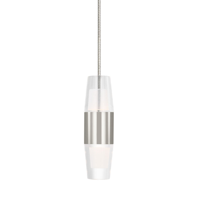 Visual Comfort Modern SLPD395FJ27N LED Pendant, Polished Nickel