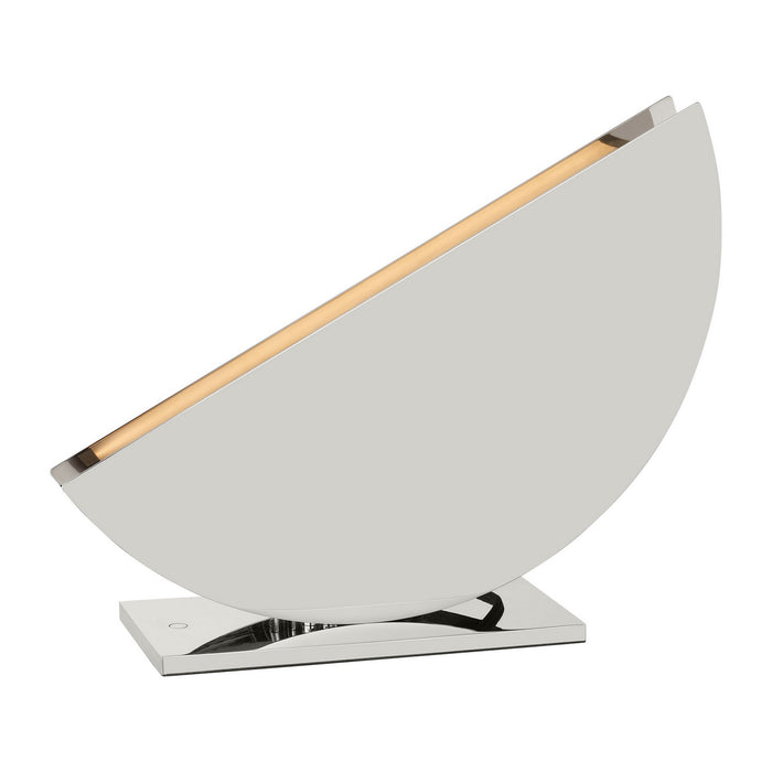 Visual Comfort Modern SLTB14227N LED Table Lamp, Polished Nickel