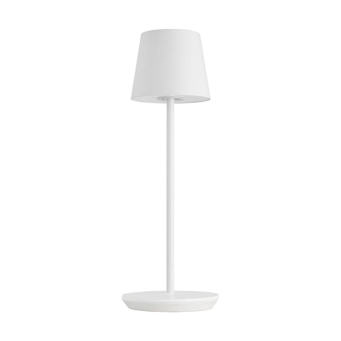 Visual Comfort Modern SLTB25827W LED Table Lamp, Matte White