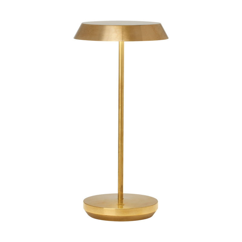 Visual Comfort Modern SLTB25927NB LED Table Lamp, Natural Brass