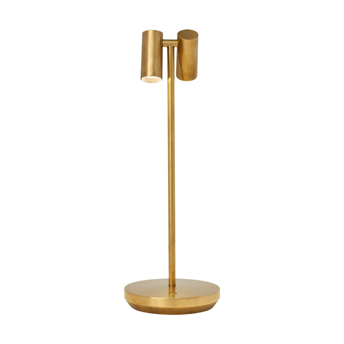 Visual Comfort Modern SLTB27027NB LED Table Lamp, Natural Brass