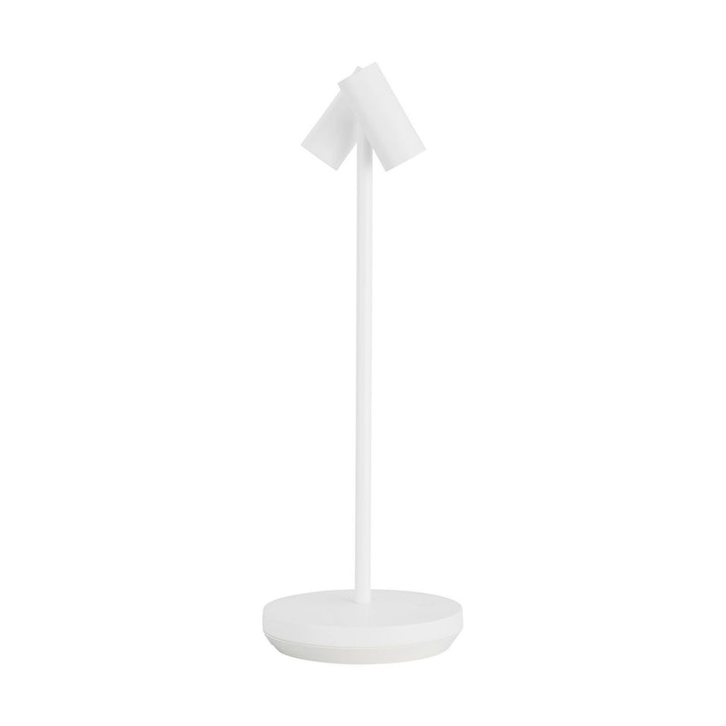 Visual Comfort Modern SLTB27027W LED Table Lamp, Matte White