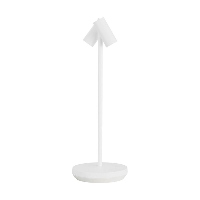 Visual Comfort Modern SLTB27027W LED Table Lamp, Matte White