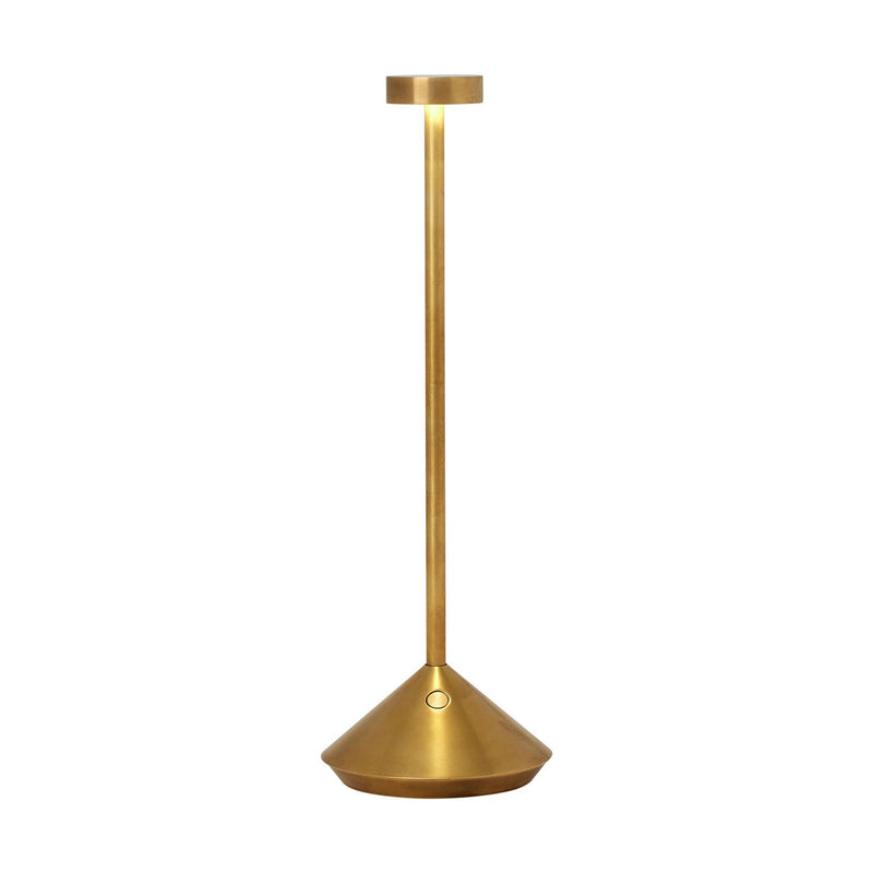 Visual Comfort Modern SLTB27127NB LED Table Lamp, Natural Brass