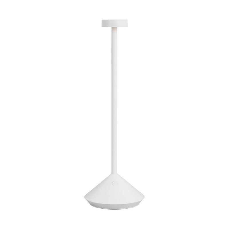 Visual Comfort Modern SLTB27127W LED Table Lamp, Matte White