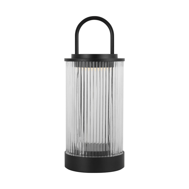 Visual Comfort Modern SLTB27227B LED Table Lamp, Black