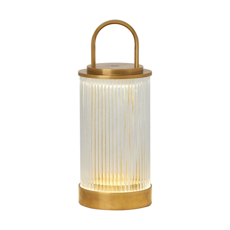 Visual Comfort Modern SLTB27227NB LED Table Lamp, Natural Brass