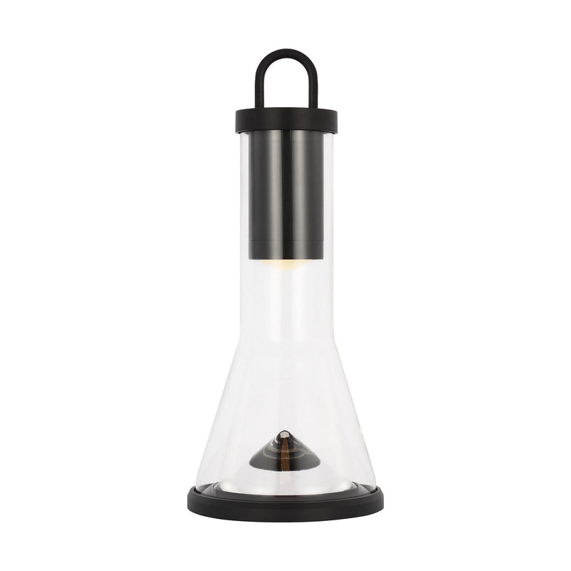 Visual Comfort Modern SLTB27327B LED Table Lamp, Black