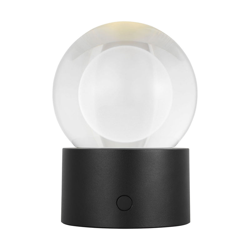 Visual Comfort Modern SLTB27427B LED Table Lamp, Black