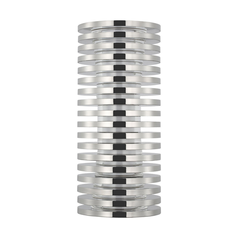 Visual Comfort Modern SLTB32327N LED Table Lamp, Polished Nickel