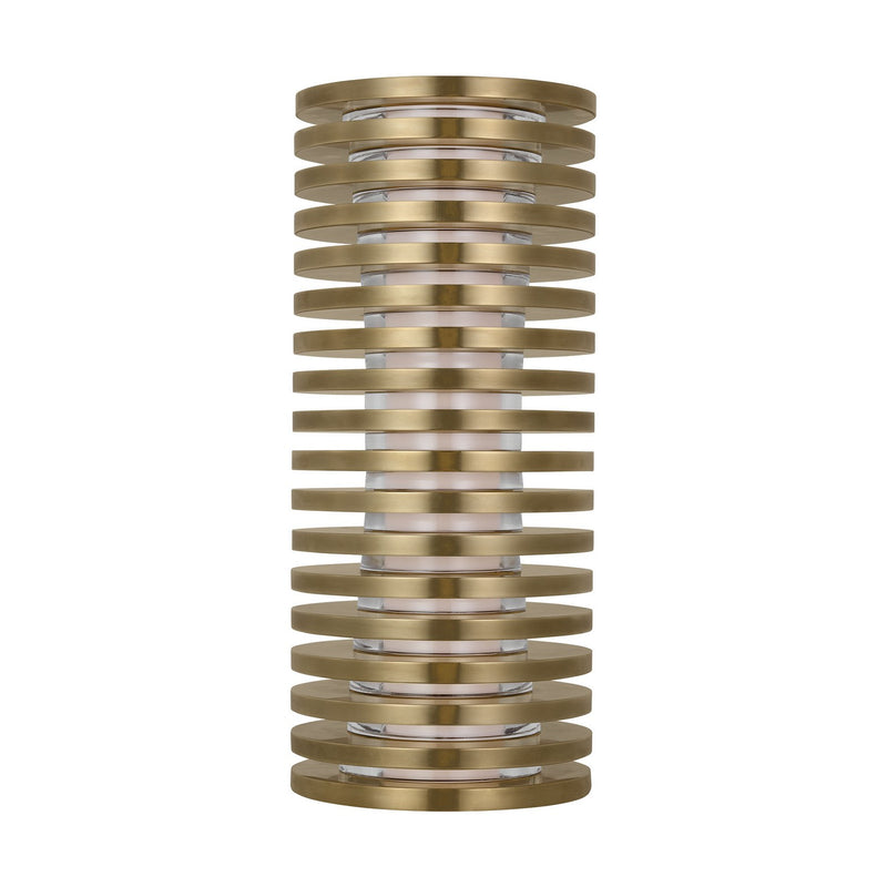 Visual Comfort Modern SLTB32327NB LED Table Lamp, Natural Brass