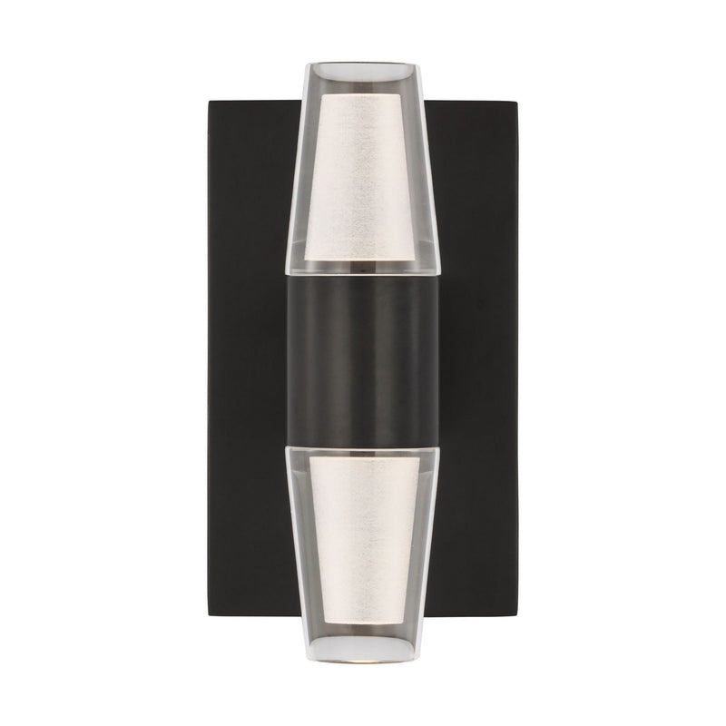 Visual Comfort Modern SLWS31327BZ-277 LED Wall Sconce, Dark Bronze