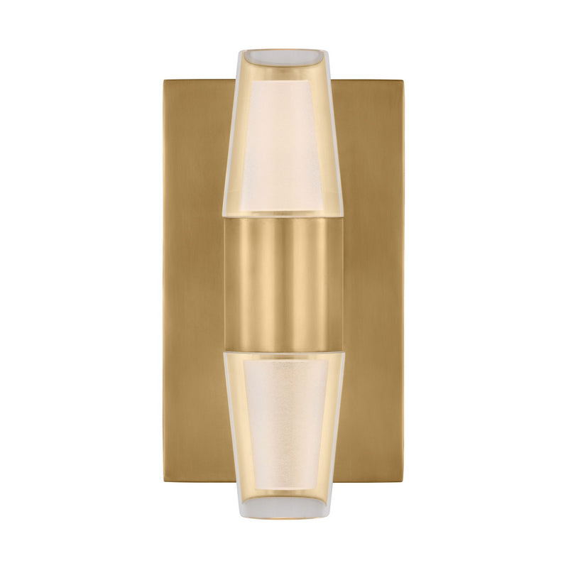 Visual Comfort Modern SLWS31327NB LED Wall Sconce, Natural Brass